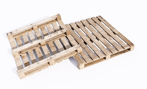 modern pallet wooden pallet wood 3d model