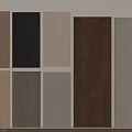 Various Wood Grain Wall Panels In Different Colors And Textures 3d model