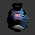 Futuristic Motorcycle With Sleek Blue Purple Gradient Body And Aerodynamic Shiny Design