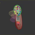 Handheld Beauty Device With LED Lights And Digital Display For Skin Care