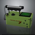 Shock Rat Trap With Green Case Paw Prints White Roller And Grid Platform