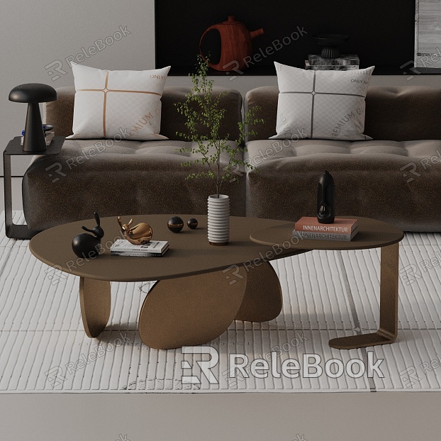 Modern coffee table model