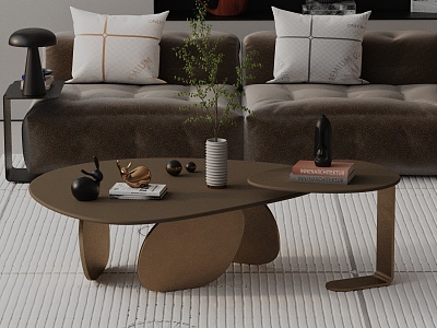 Modern coffee table model