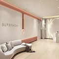 Modern Fitness Studio Interior For Supermoms With Sofa And Plant