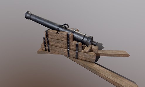 Cannon 3d model