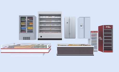 Fine Refrigerator Freezer 3d model