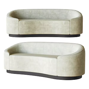 Special-Shaped Sofa Fabric Multi-Person Sofa Curved Sofa Punt 3d model