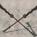 Zhang Ba Snake Spear Weapon Cold Weapon 3d model
