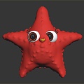 Modern Toy Starfish Pillow Baby Pillow Baby Toy 3d model