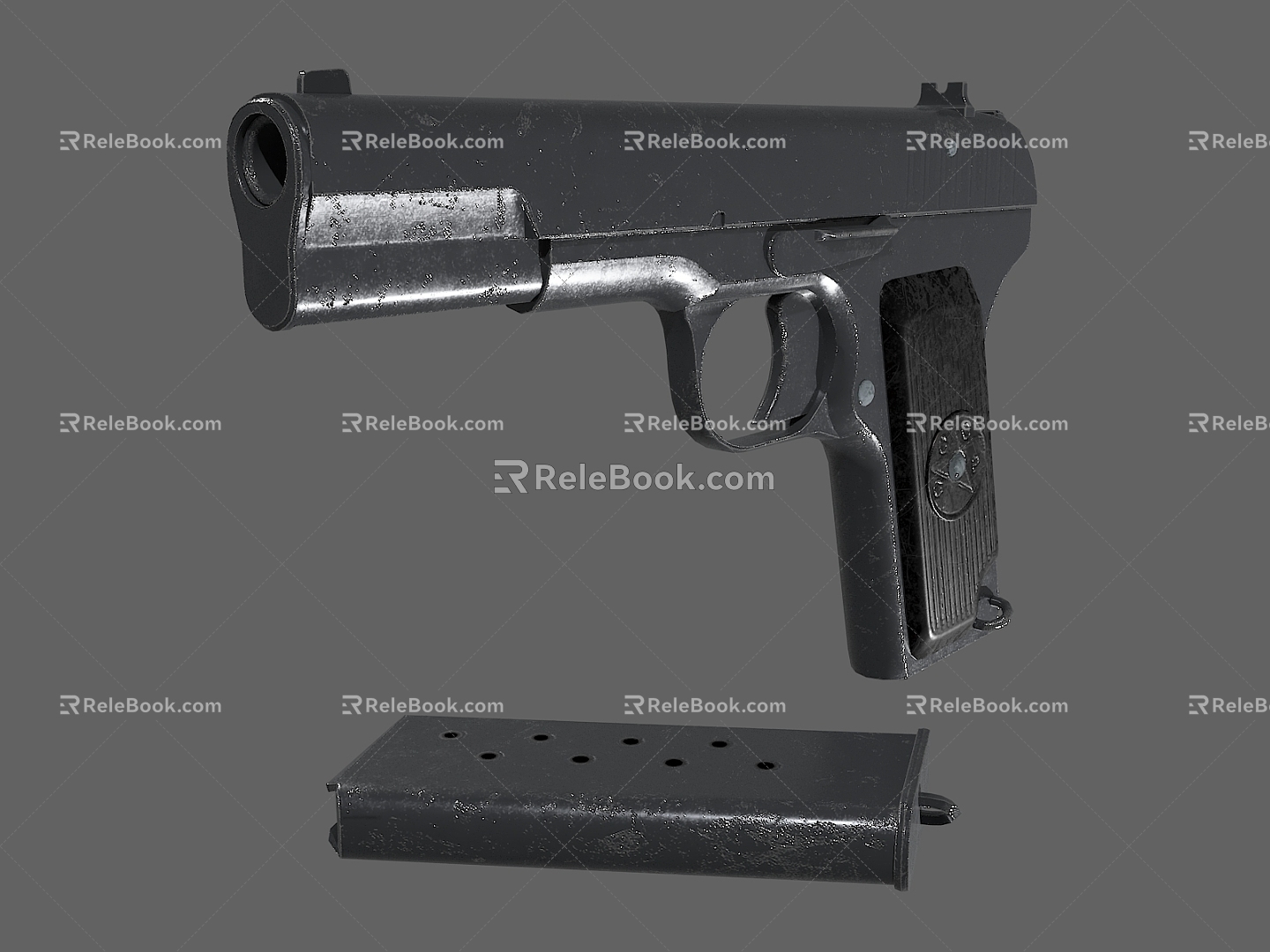 pistol weapon 3d model