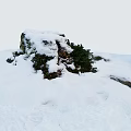Snowscape Snowy Mountains Highlight Glacier Arctic 3d model