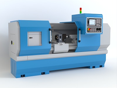 Machine tool CNC machine tool lathe small cnc lathe automatic drilling and milling machine assembly line lathe precision cutting lathe 3d model