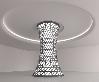 Modern Column 3d model