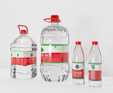 Modern Nongfu Spring Mineral Water 3d model