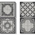 Modern Tile Marble Tile 3d model