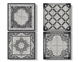 Modern Tile Marble Tile 3d model