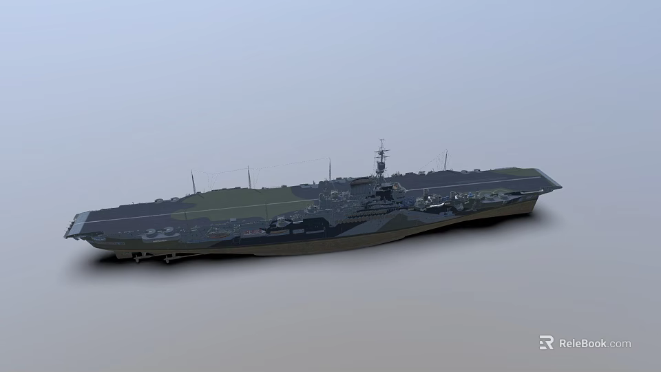 Highly Detailed Aerospace Aircraft Carrier Model Design For Space Exploration 3d model 