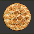 Golden Crust Pizza With Melted Cheese And Red Pepper Flakes Baked To Perfection