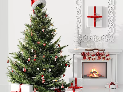 Christmas decorations 3d model