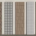 Modern Wall Panel Designs With Wooden Textures Geometric Patterns And Perforated Details