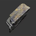 Natural Wood Stone Piece With Irregular Shape And Radiating Surface Patterns