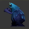 Frog Poison Frog Game Frog Reptile Cold Blooded Animal Reptile 3d model