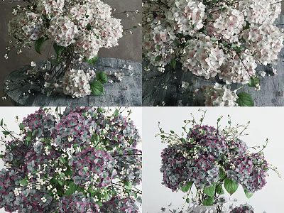 Vase Flowers 3d model