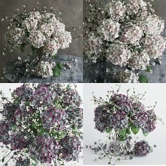 Vase Flowers 3d model