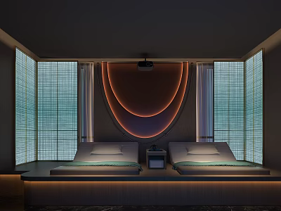 Room SPA Sauna 3d model