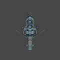 Futuristic Mechanical Structure With Rotating Gears Metallic Joints And Mechanical Appendages