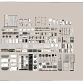Complete Bathroom Fixtures Set With Sinks Toilets Cabinets And Accessories