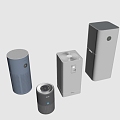 Modern Air Purifier Purifier Machine 3d model