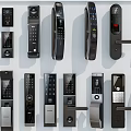 Modern electronic lock 3d model