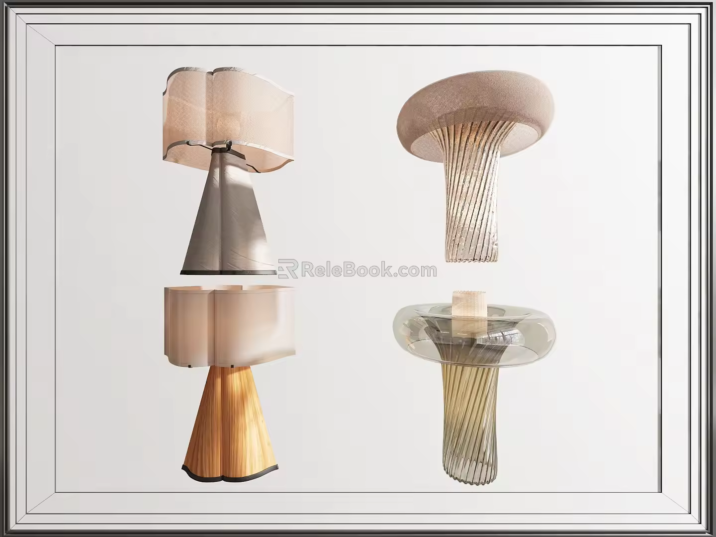 Nordic Table Lamp 3d model