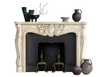 Jane's Fireplace 3d model