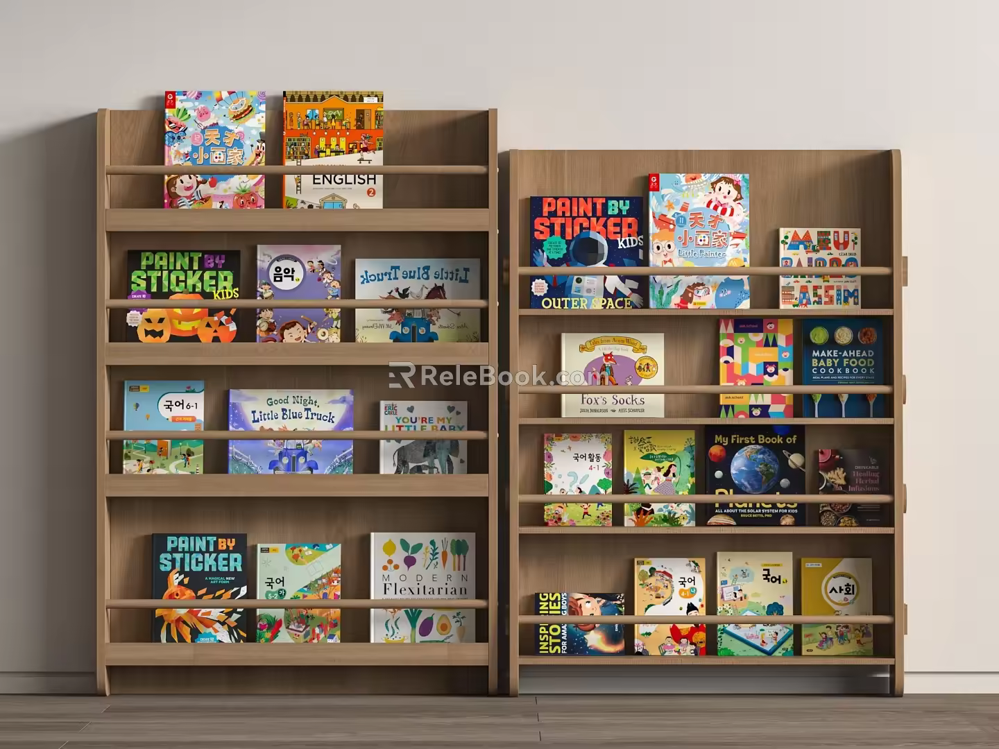 Bookshelf 3d model