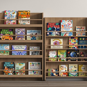 Bookshelf 3d model