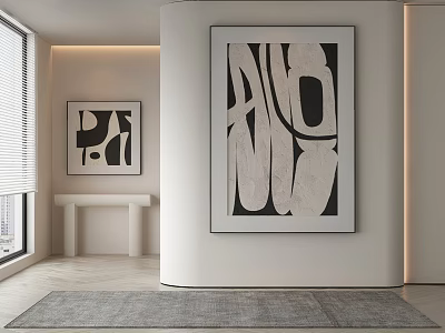 decorative painting 3d model