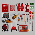 Essential Fire Safety Equipment Including Extinguishers Hydrants Emergency Lights And Tools