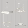 Modern Pendant Lights with Circular Spiral Shapes for Contemporary Interior Design