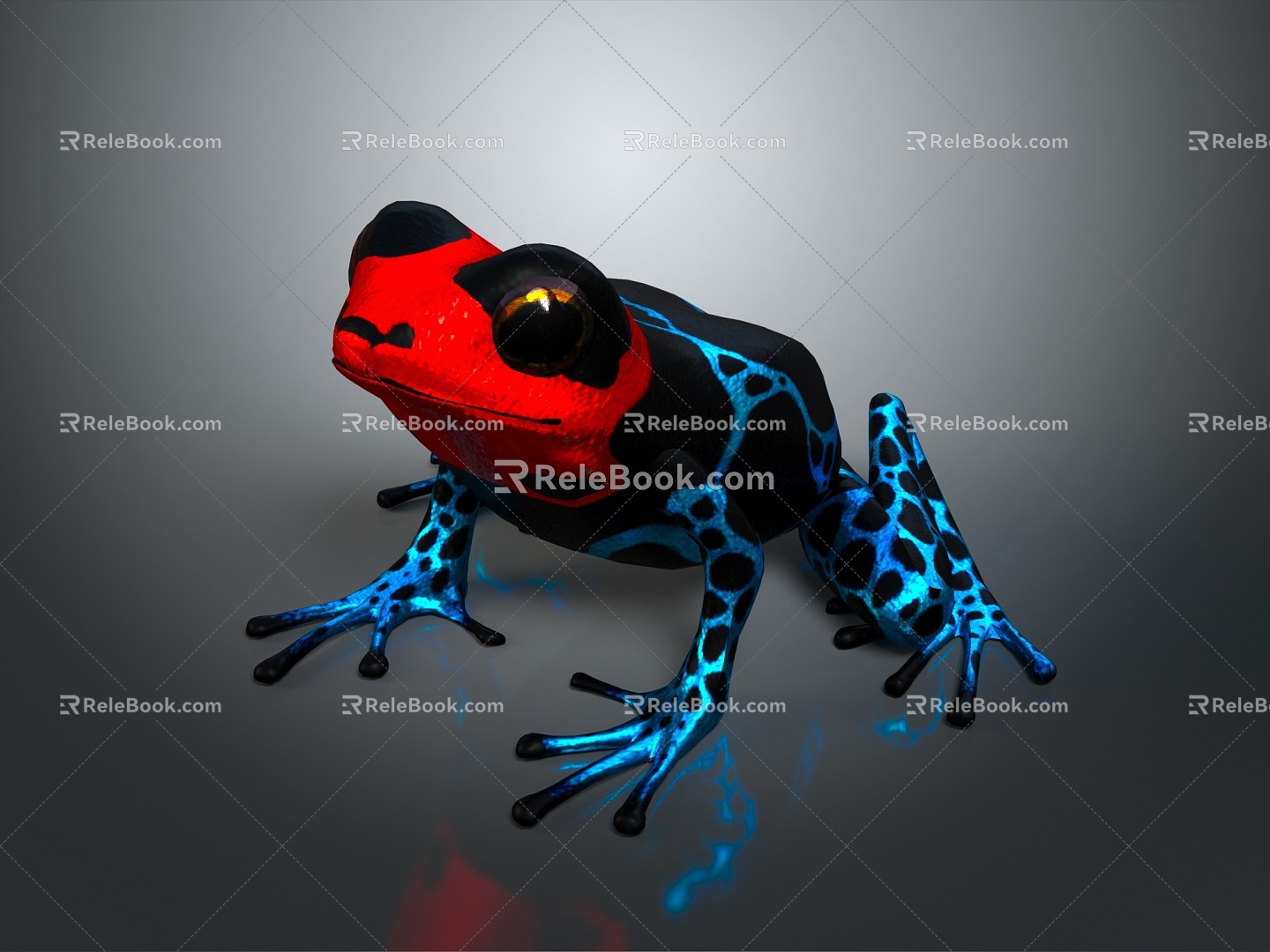 Frog Frog Frog Poison Frog Game Frog Reptile Cold Blooded Animal Reptile Reptile 3d model