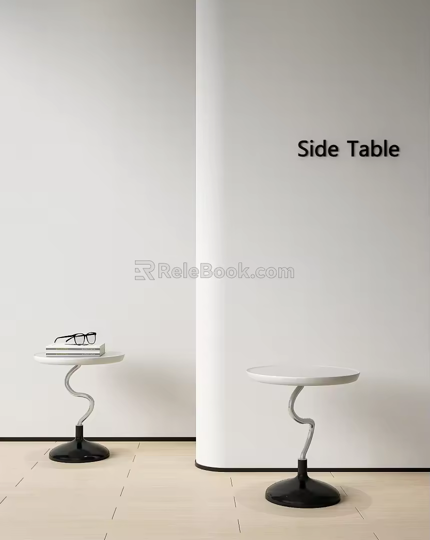 Modern side section corner section living room side section round section 3d model