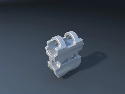 Smart Machine Mechanical Component With 3D Printed Structural Design And Precision Engineering 3d model
