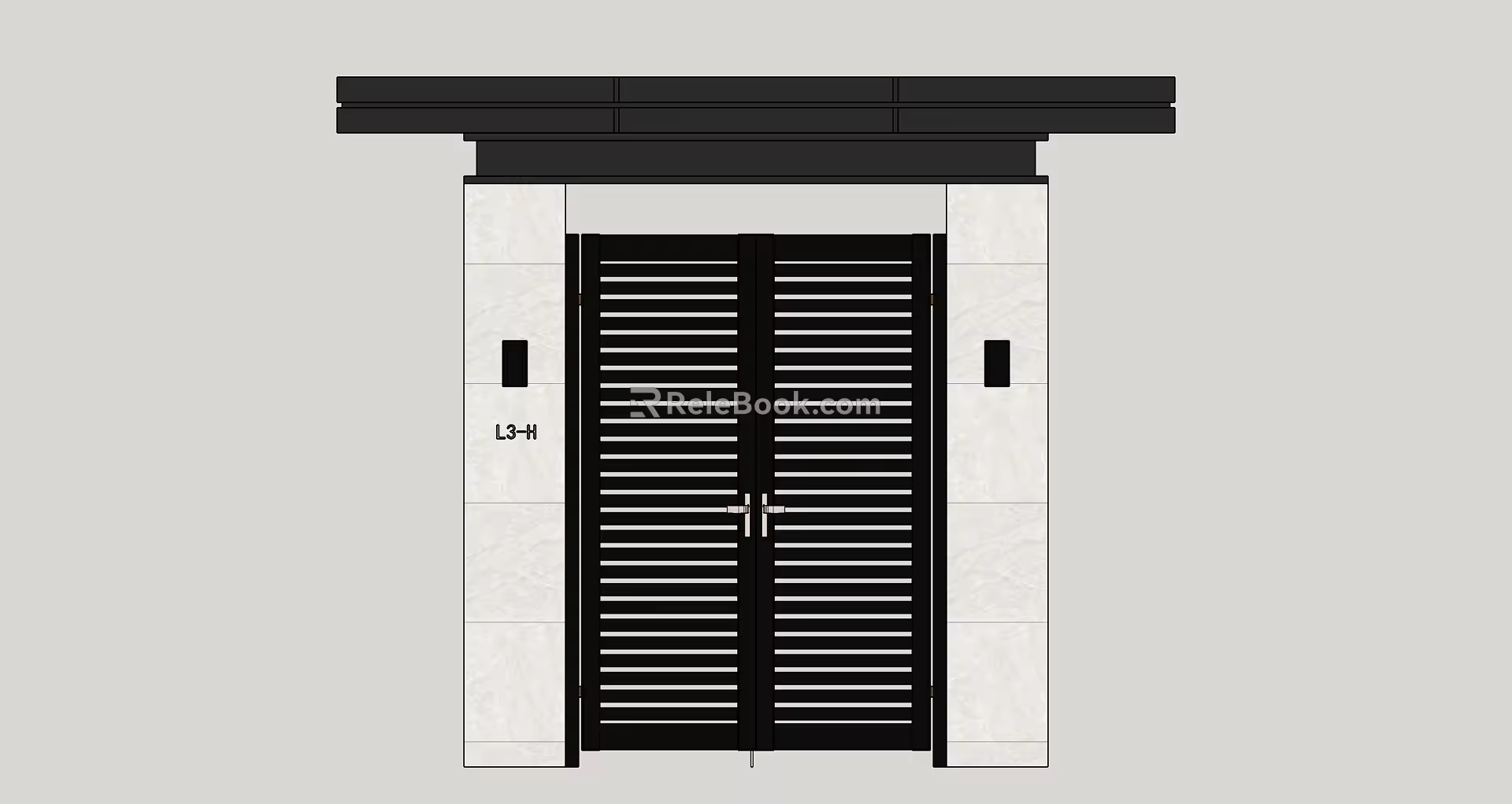 Modern Gate 3d model