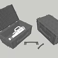 Open And Closed Durable Hardware Tools Storage Cases With Protective Foam Accessories