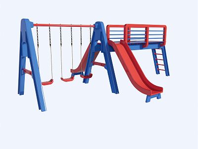 Modern rides Children'swing slide model