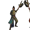 Modern Game Character Three Kingdoms Unparalleled Character Man 3d model