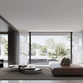 Modern Living Room Interior With Dark Wood Walls Black Armchairs And Marble Coffee Table