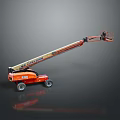 Orange JLG Telescopic Boom Aerial Work Lift Truck With Extendable Arm