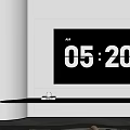 Modern TV Background Wall in Living Room with White Black Cabinets Sofa and Coffee Table